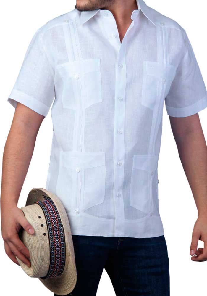 VATPAVE Mens Short Sleeve Button Down Cuban Guayabera Shirts 