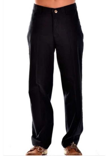 Classic Pants For Men. Cotton/Spandex. Best Seller Pants. Black Color.