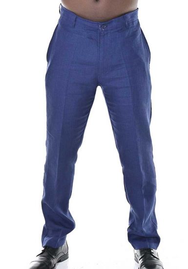 Linen Classic Pants For Men. Linen 100 %. Best Seller Pants. Good Quality Linen. Navy Color.
