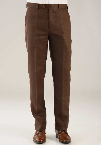 Linen Classic Pants For Men. Linen 100 %. Good Quality Linen. Coffee Chocolate Color.