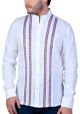 Chinese Collar Shirt. Collar - MAO. 100 % Linen. Details Print. No Pockets. Design Linen Shirt. Back Orders.