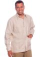 Guayabera French Cuff  for Men. Premium Linen by D'ACCORD.