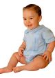 COTTON 100% Body Romper for Infants. Baby Guayabera. Button Closure in the Legs. ONLY BACKORDER !