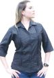 Wholesale Uniform Guayabera for Ladies. 3/4 Sleeve. Any Color & Size. Back Orders.
