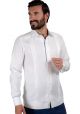 Linen Shirt Guayabera Long Sleeves. Details Print. Double Eyelet for use Cufflinks. Back-order.