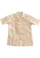 LINEN 100 % Mexican Guayabera for Kids. Two Pockets and Embroidery. Only Shirt. Short Sleeve. Back orders. 