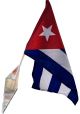 Cuban Flag for Car Window. For events, Celebrations.