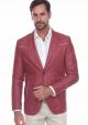 Cotton Blend Blazer. By Mojito. Reserve Men's Casual Modern Fit. Red Color.