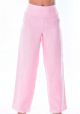 Pants for ladies adjustable waist with elastic. Beautiful fit. Pink Color.