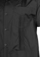 Uniform Guayabera Poly-Cotton Wholesale Short Sleeve for Ladies. Black Color. Runs big.