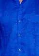 Uniform Guayabera Poly- Cotton Wholesale Short Sleeve for Ladies. Royal Blue Color. Runs Small