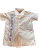 Baby Light Embroidery Short Romper. Cotton 100 % (Algodon 100 %). Unique US ! Back orders.