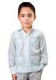Linen Long Sleeve Mexican Shirt for Kids. High Quality for Kids. Long Sleeve. Backorder. RUN SMALL.  