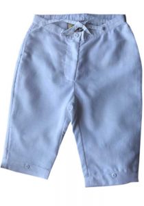 Drawstring Girls Linen Pants. Comfortable for Girls. Runs By Age. White Color.