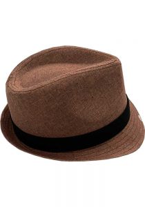 Fedora Beautiful  Hat. Cuban Style. Brown Color. Cubanito Party. Up to 5 years
