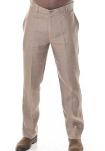 Linen Classic Pants For Men. Linen 100 %. Best Seller Pants. Good Quality Linen. Taupe Color.