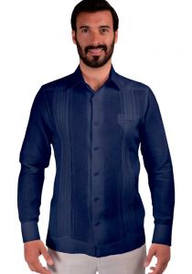 Linen Shirt. Long Sleeves. Beautiful Design. Double Eyelet for use Cufflinks. Back Orders.