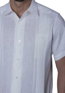 Linen Shirt. Short Sleeves. Beautiful Design. Back-order.